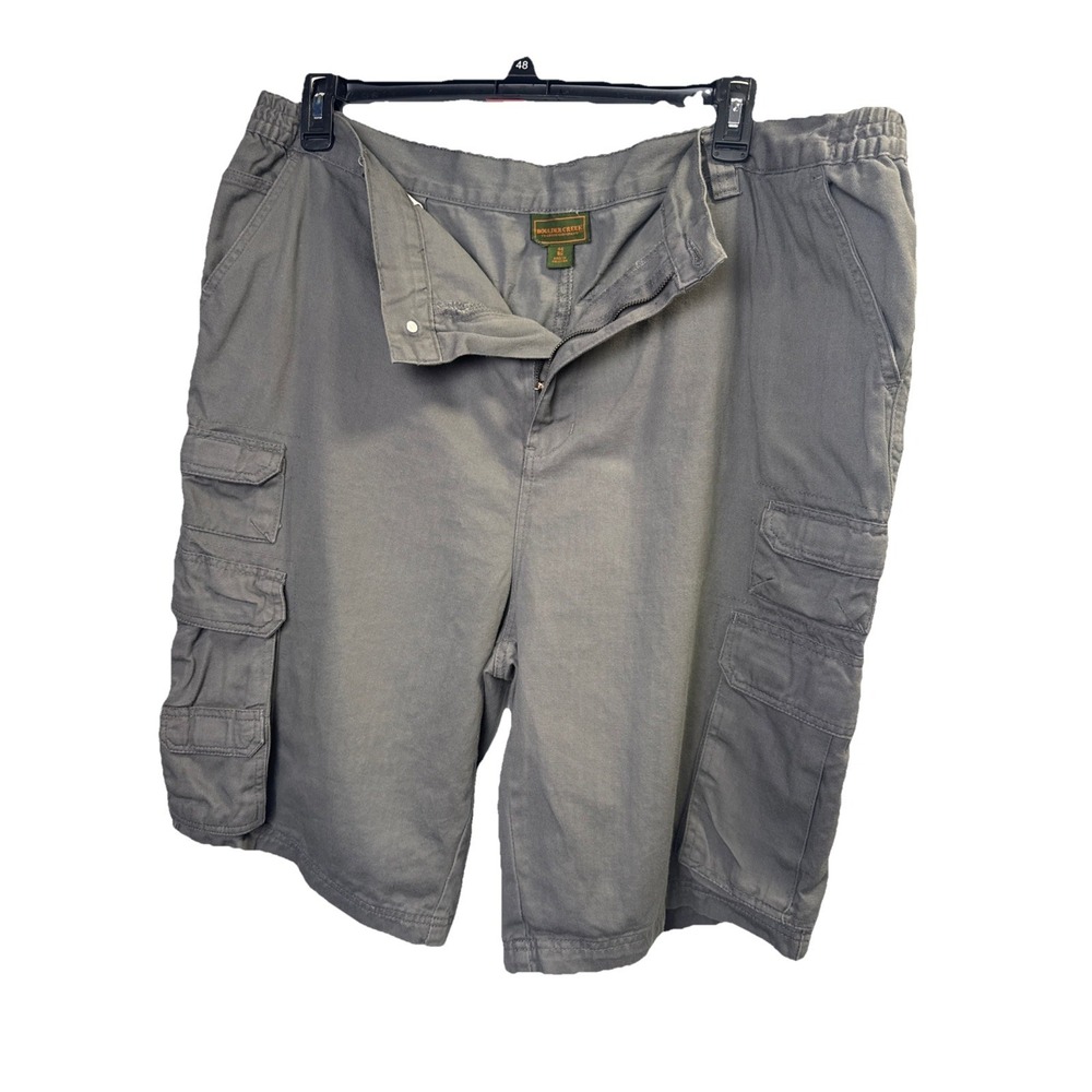 Boulder Creek Cargo Trading Company Shorts Men Size 44 Big Gray 100% Cotton